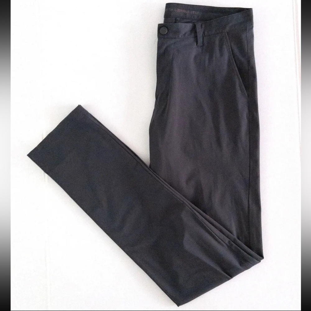 Rhone Pants Mens 32 Gray Commuter Polyester Activewear Casual Straight leg